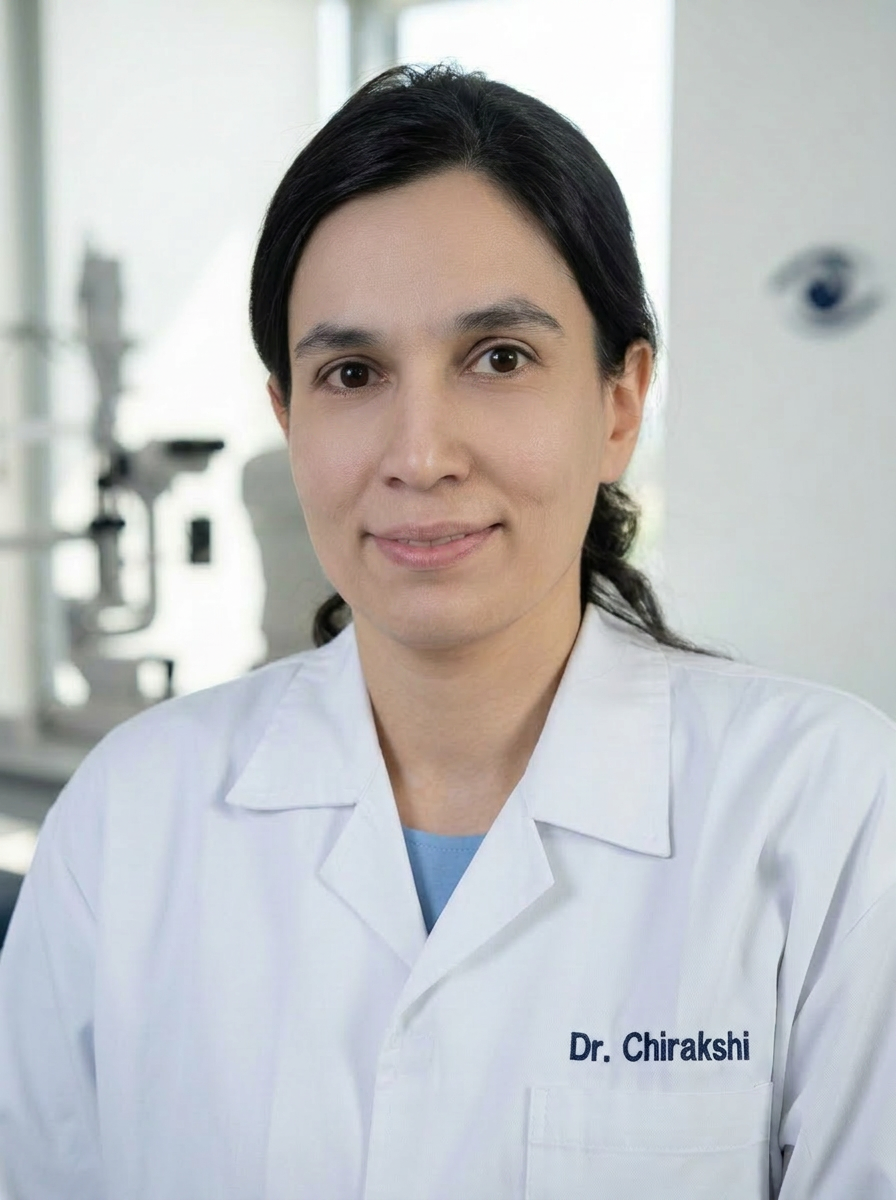 Dr. Chirakshi Dhull, AIIMS alumnus and eye surgeon at Helios Eye Hospital Rohtak